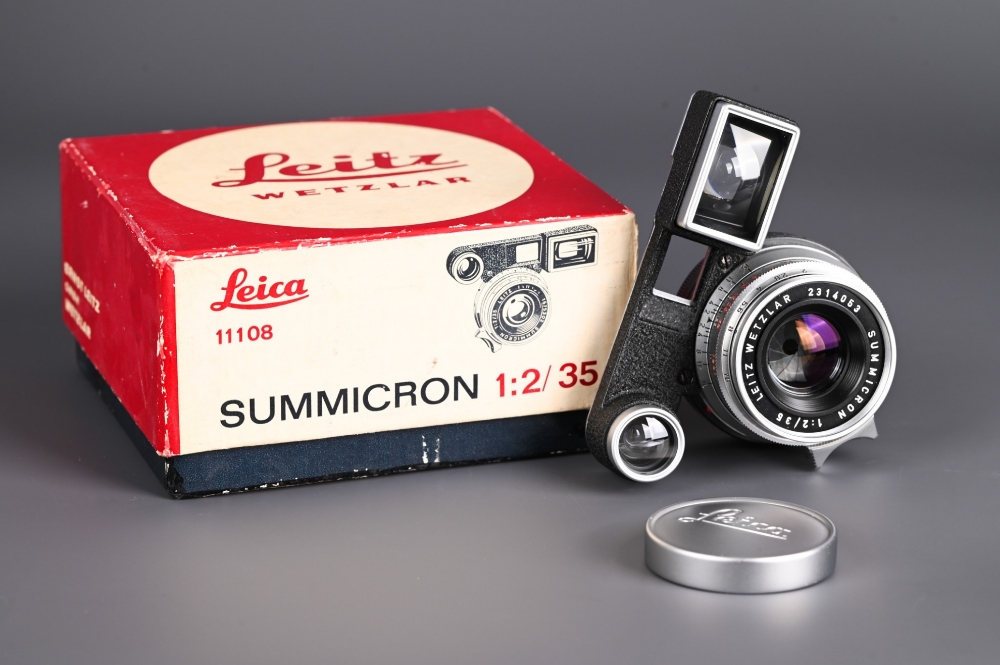 Picture of Leica Summicron-M 35mm f/2 Ver.1 8-element Germany M3