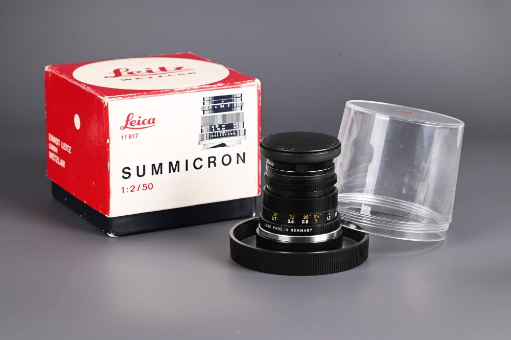 Picture of Leica Summicron-M 50mm f/2 Ver.3 High Leg Black