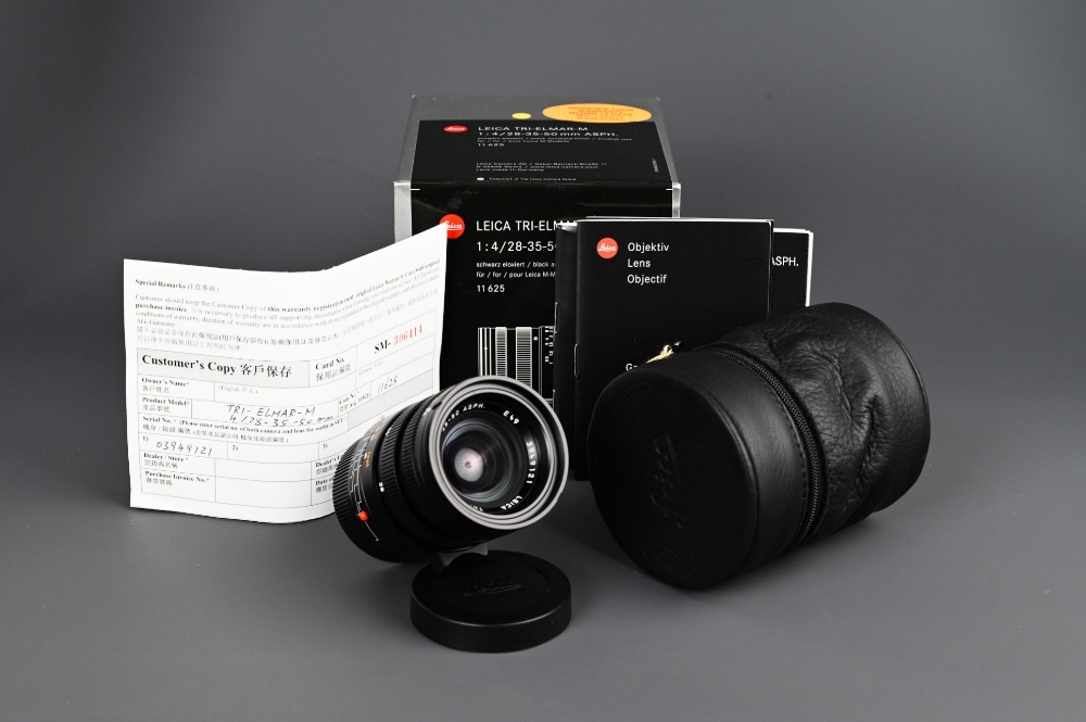 Picture of Leica MATE Tri-Elmar-M 28-35-50mm f/4 ASPH Black Ver.2 E49