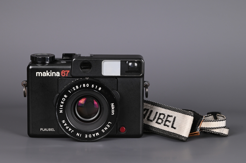 Picture of Makina 67 with Nikkor 80mm f/2.8