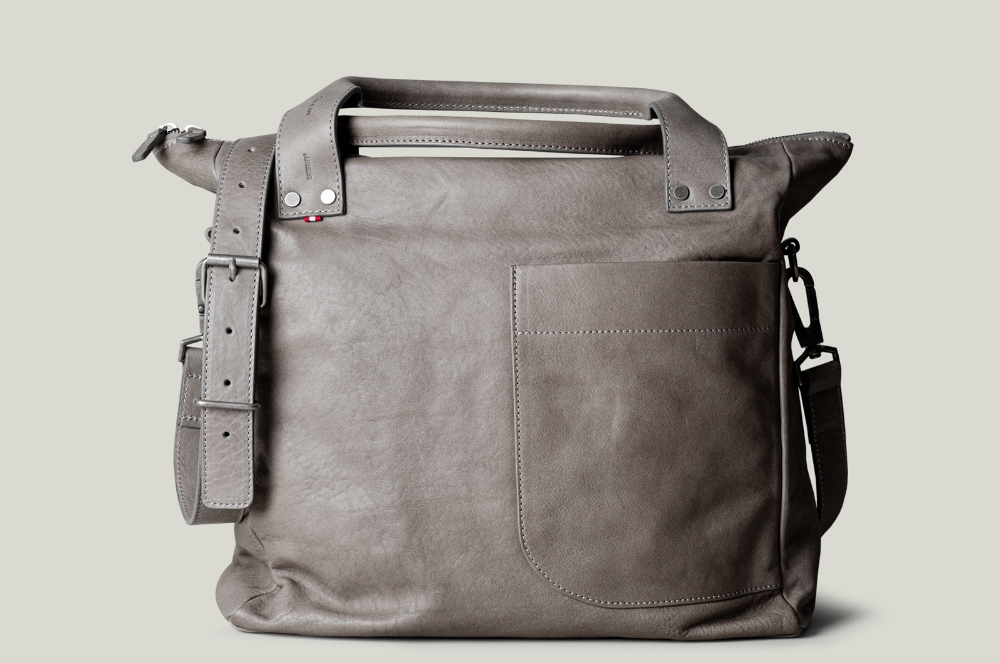 Picture of Hardgraft Ad-Lib Shoulder Bag . Off Grey