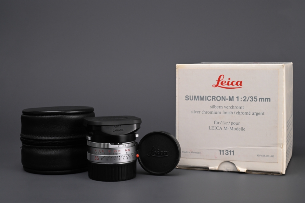 Picture of Leica Summicron-M 35mm f/2 Ver.4 Silver Chrome King of Bokeh KOB 7-element