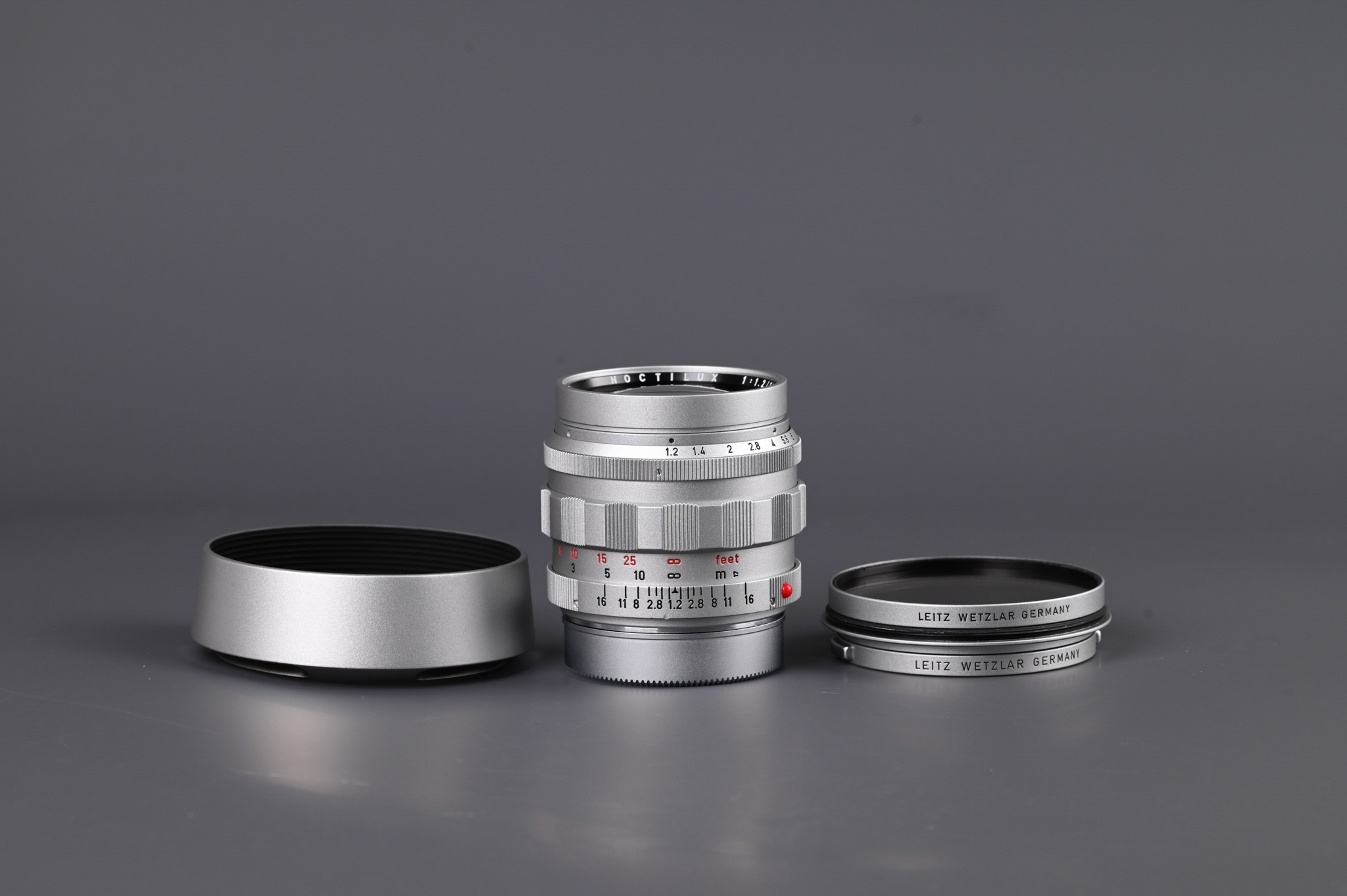 Picture of Leica Noctilux-M 50mm f/1.2 AA Double ASPH Kanto Repainted Silver