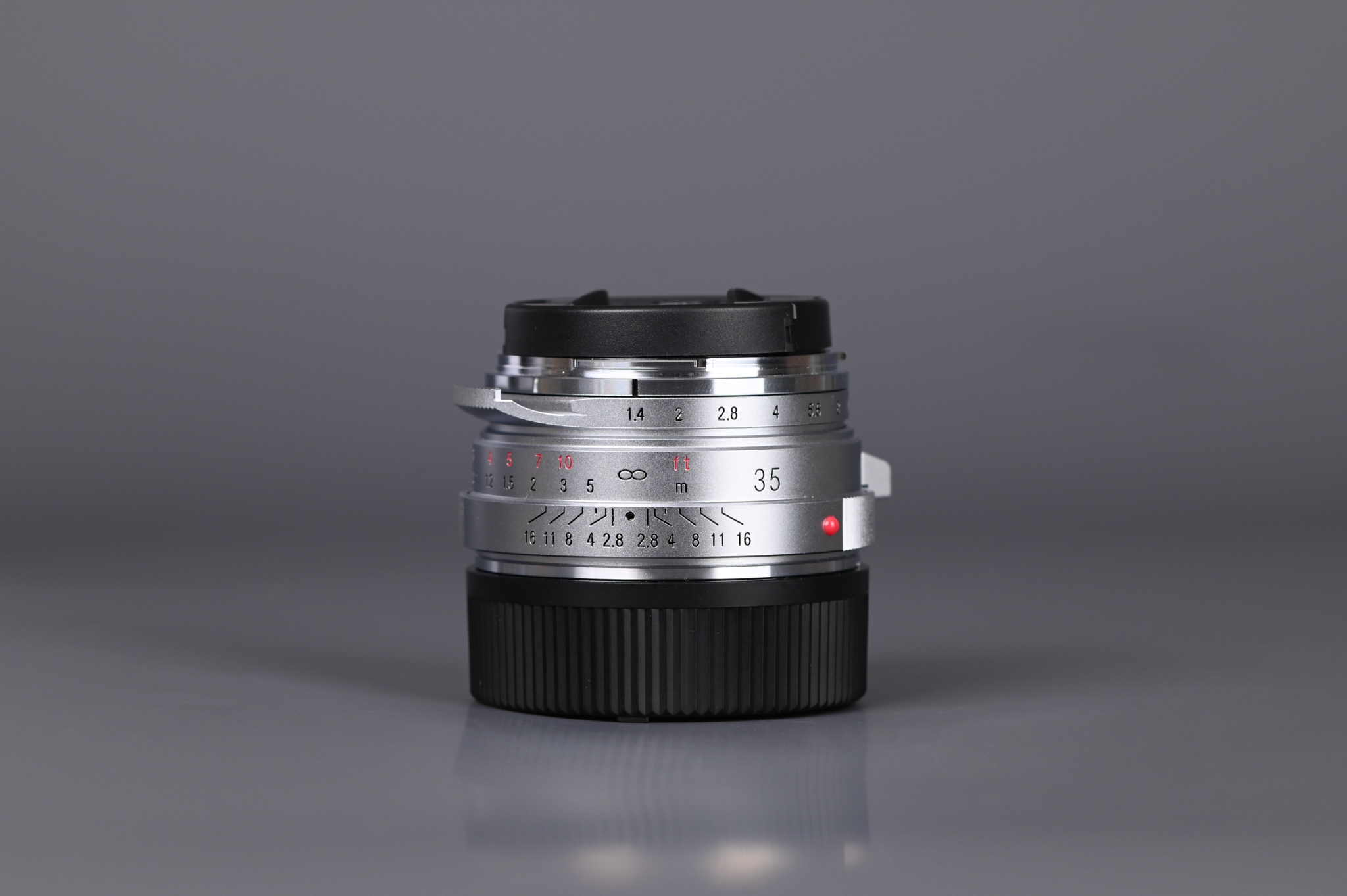 Picture of Voigtlander Nokton Classic 35mm f/1.4 Silver Map Camera Special edition M Steel Rim