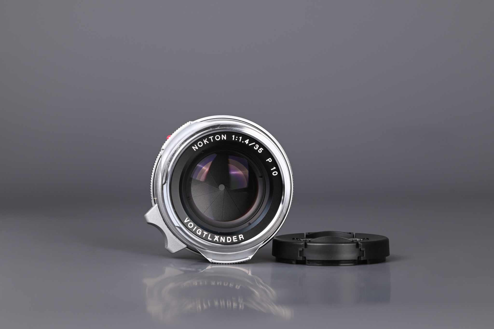 Picture of Voigtlander Nokton Classic 35mm f/1.4 Silver Map Camera Special edition M Steel Rim