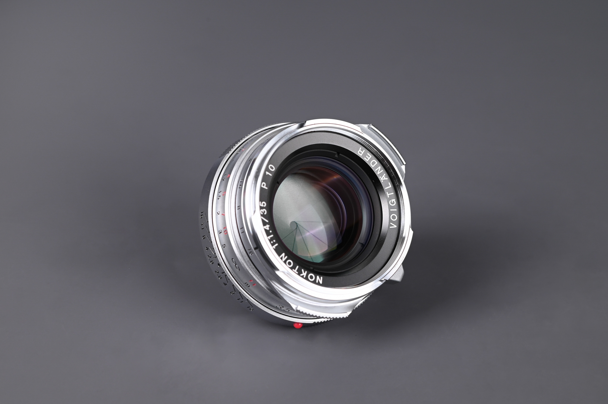 Picture of Voigtlander Nokton Classic 35mm f/1.4 Silver Map Camera Special edition M Steel Rim