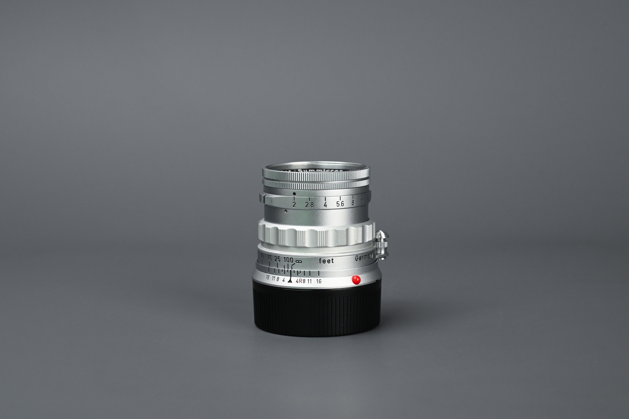 Picture of Leica Summicron-M 5cm f/2 Rigid Ver.1 Silver Very Early