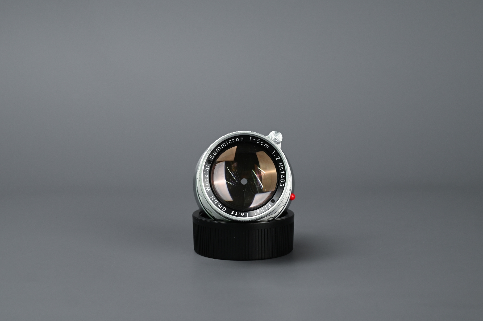 Picture of Leica Summicron-M 5cm f/2 Rigid Ver.1 Silver Very Early