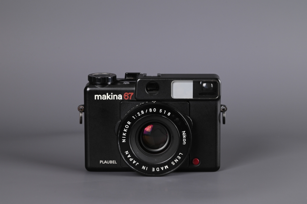 Picture of Makina 67 with Nikkor 80mm f/2.8
