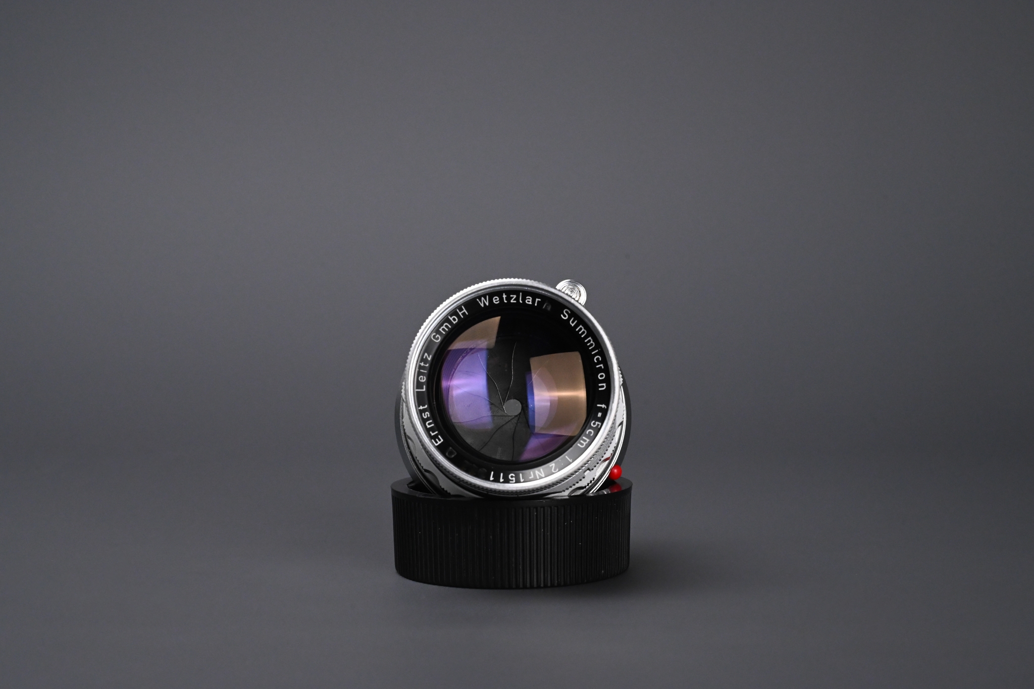 Picture of Leica Summicron-M 5cm f/2 Rigid Ver.1 Silver
