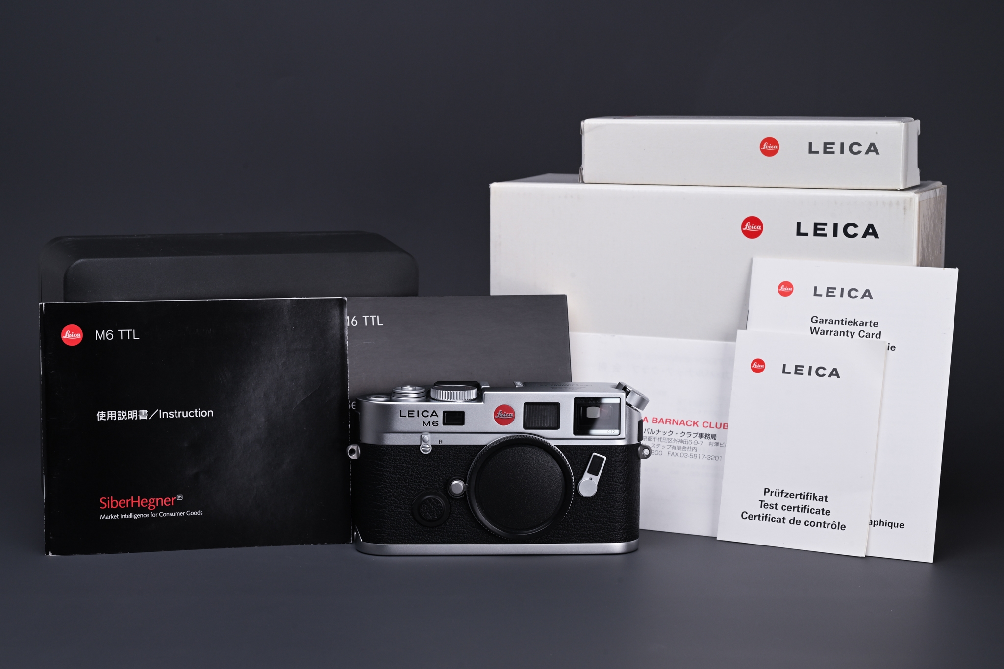 Picture of Leica M6 TTL 0.72 Silver Chrome Japan Edition