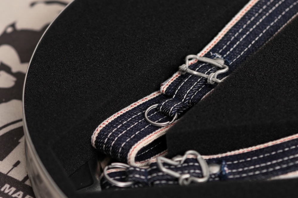 Picture of RMC Japan x LSKamera Selvage Denim Camera Strap (Long, 120cm)