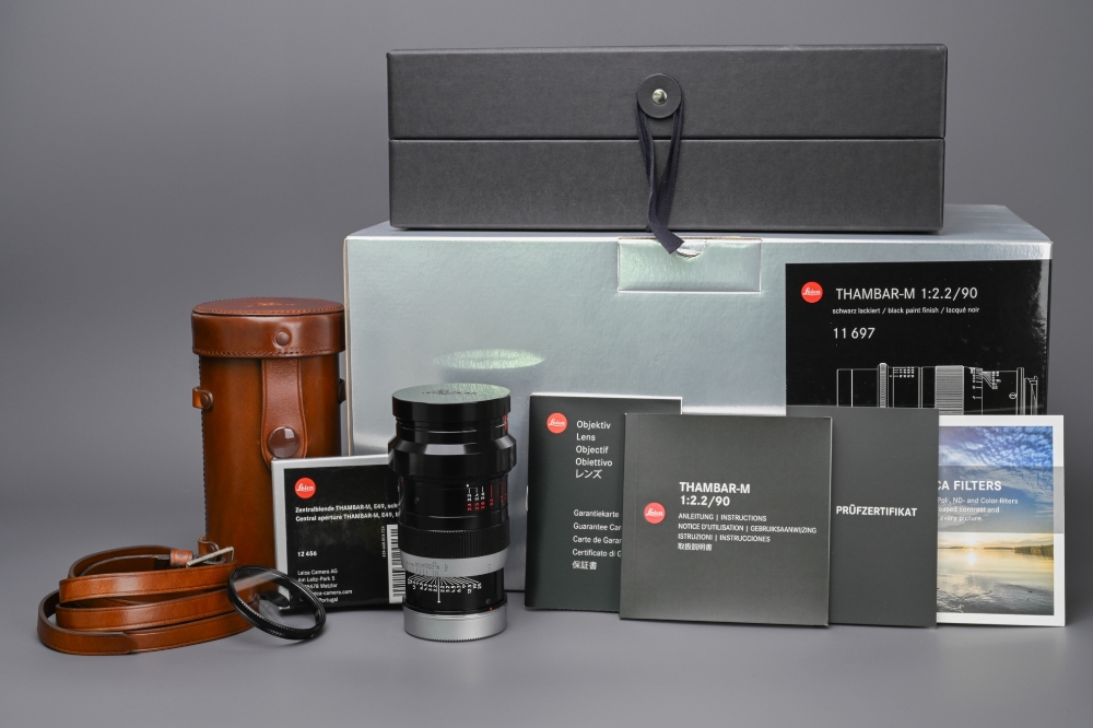 Picture of Leica Thambar-M 90mm f/2.2 Black Paint Reissue
