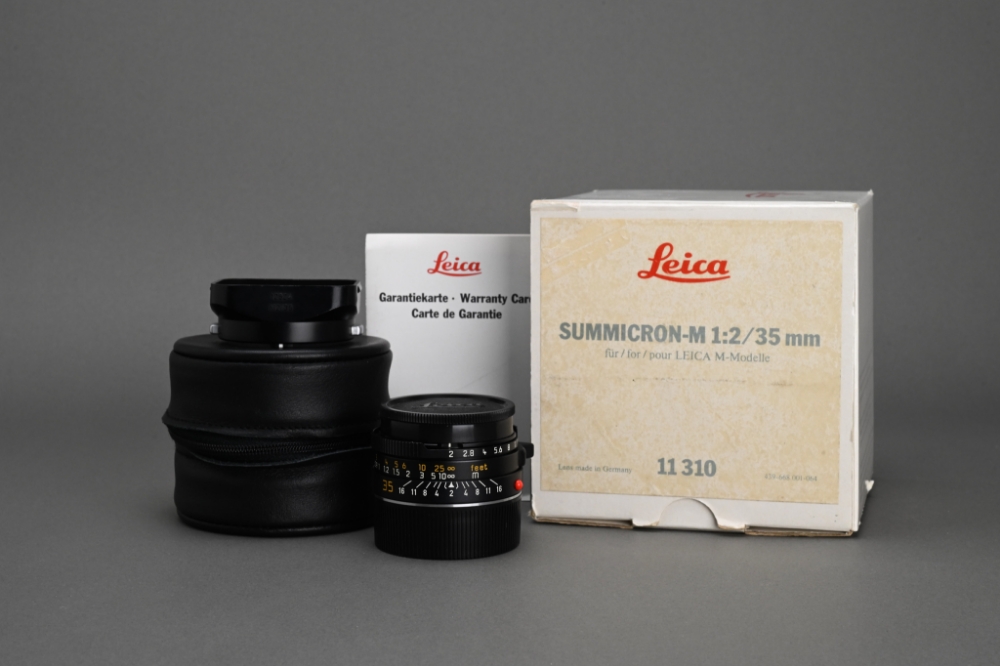 Picture of Leica Summicron-M 35mm f/2 Ver.4 Black Germany King of Bokeh KOB 7-element