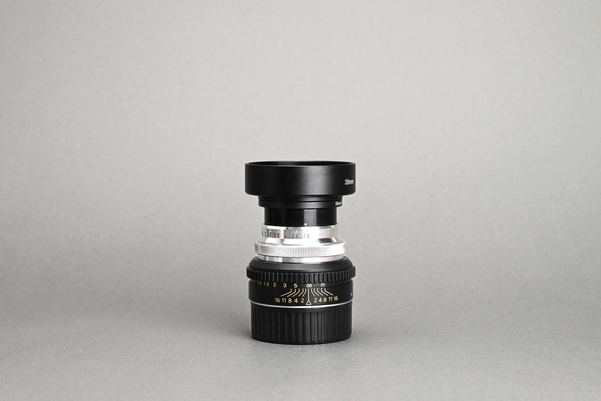 Picture of Angenieux Type S1 50mm f/1.8 Modified to M