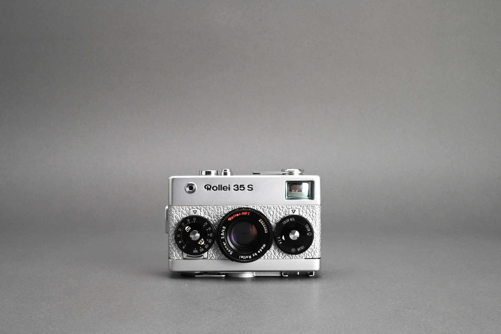 Picture of Rollei 35 S Silver Chrome Anniversary Limited Model with Silver Chrome Leather