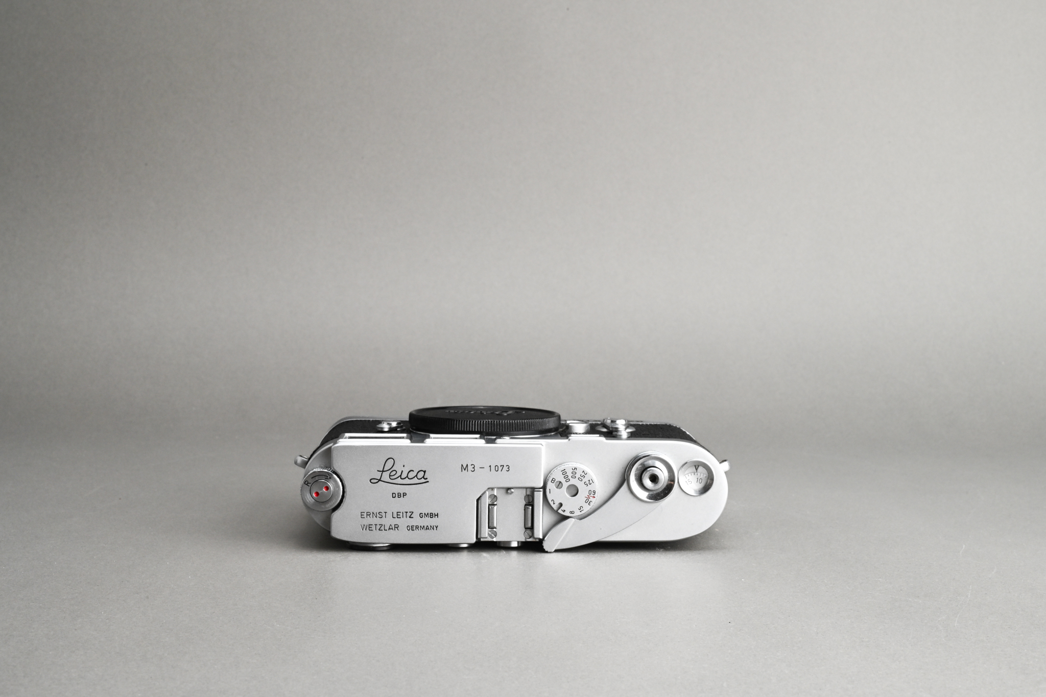 Picture of Leica M3 Silver Chrome Modified with Abrahamsson M2 Ripidwinder