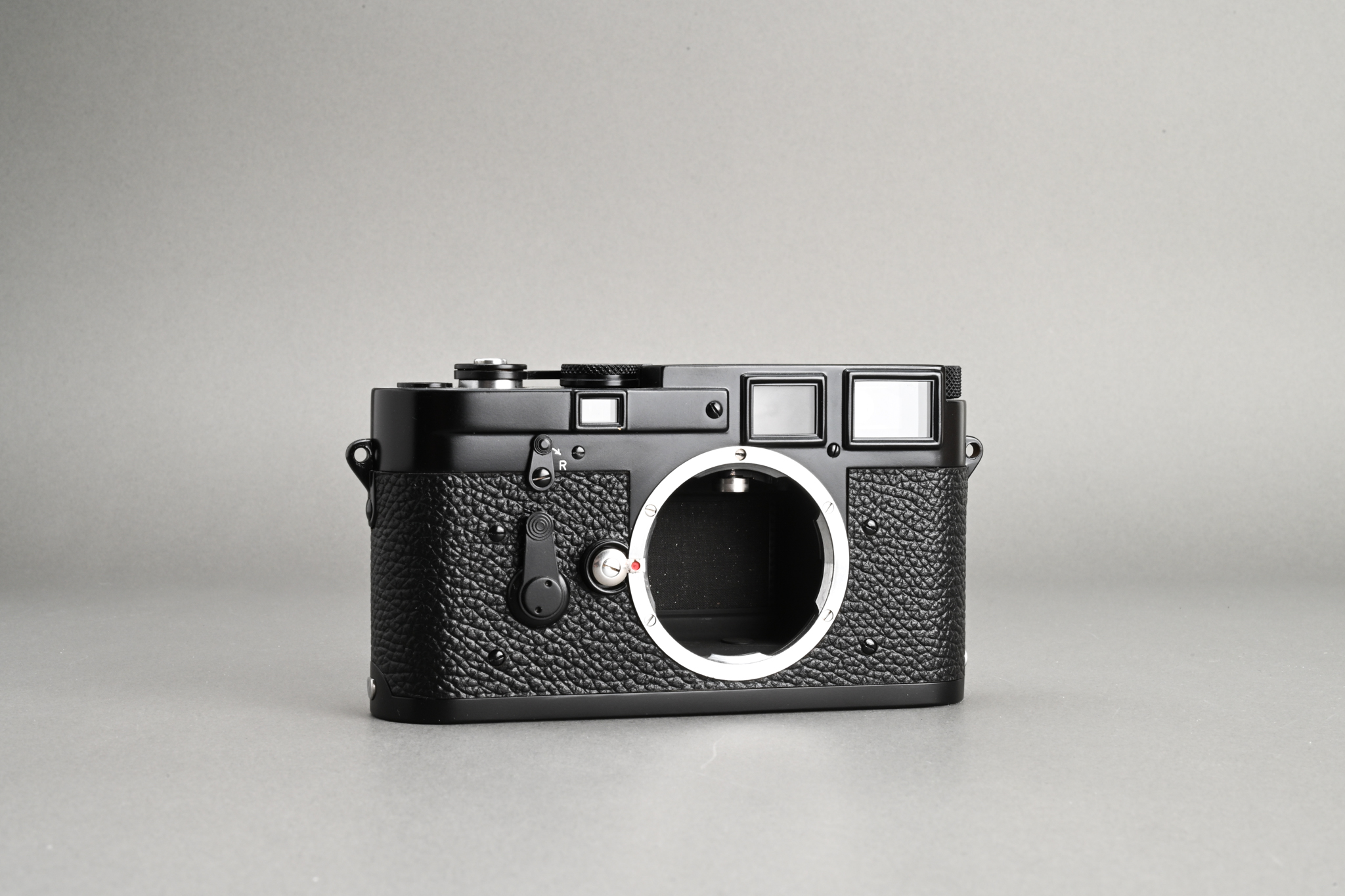 Picture of Leica M3 Black Repaint (Replaced Leather)
