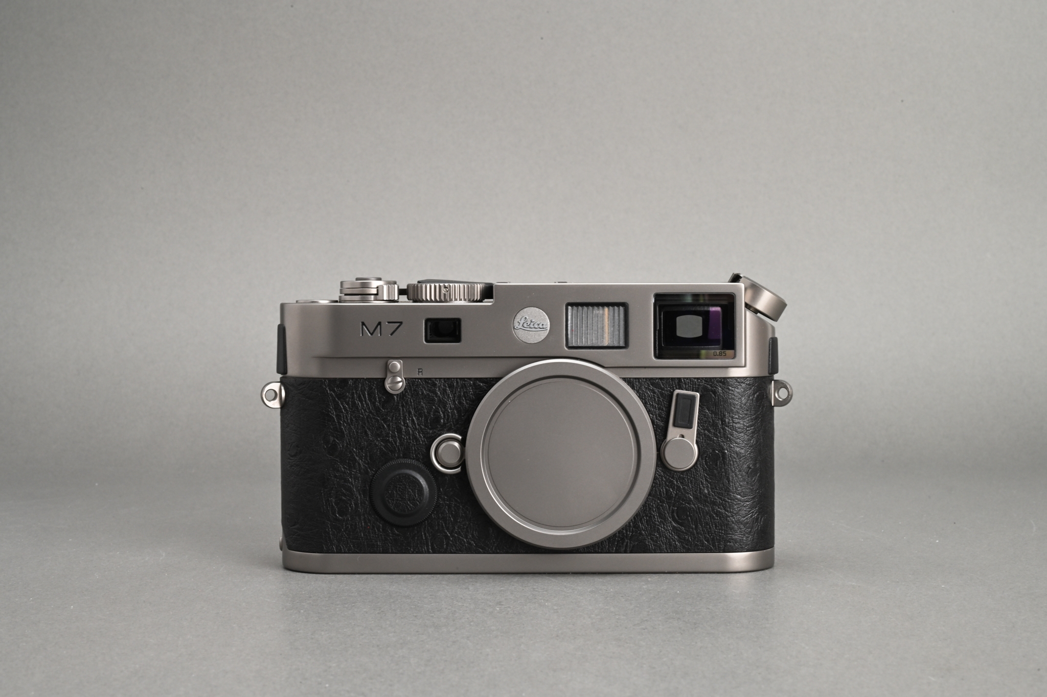 Picture of Leica M7 Titanium 50 Jahre "A La Carte" with replacing Ostrich Leather and 0.85 View Finder