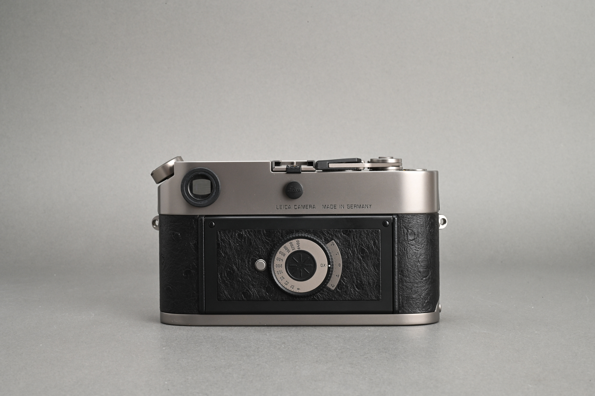 Picture of Leica M7 Titanium 50 Jahre "A La Carte" with replacing Ostrich Leather and 0.85 View Finder