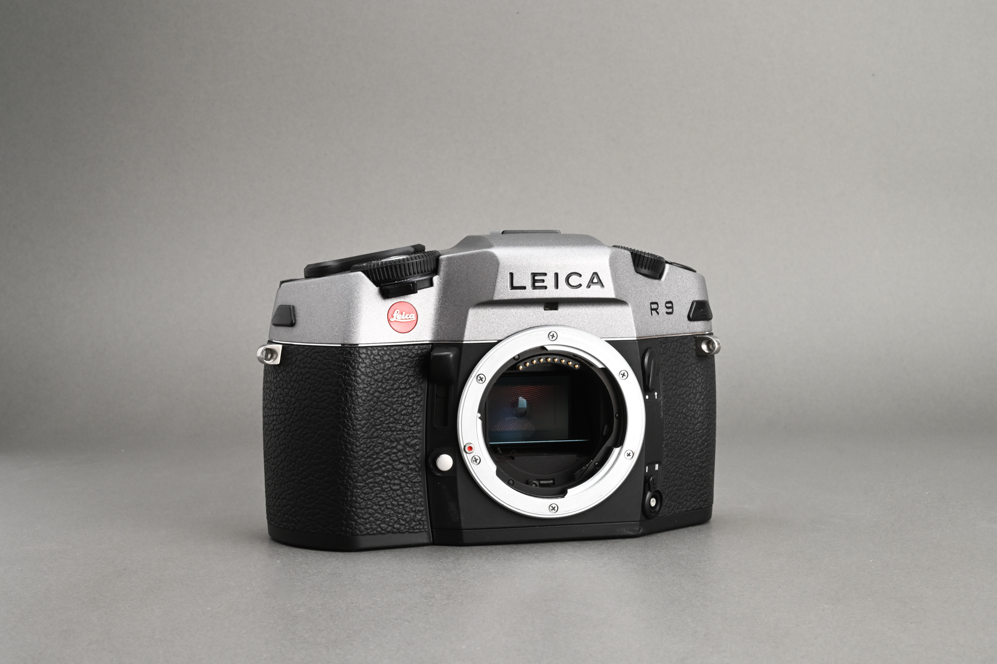 Picture of Leica R9 Grey Betriebsk. With Vintage Luigi Case