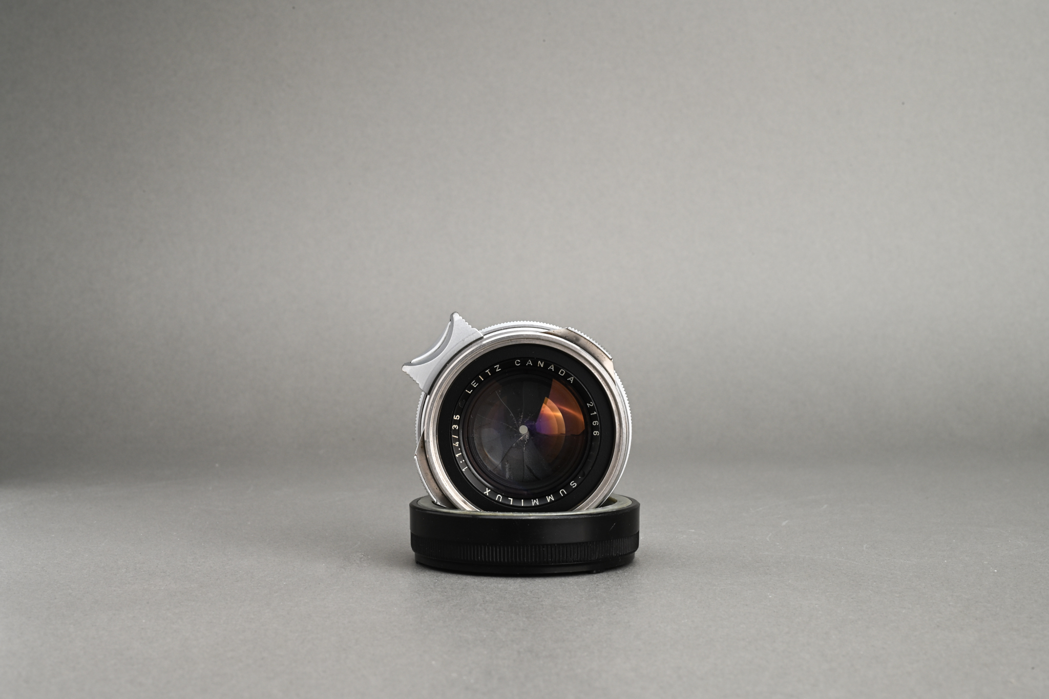 Picture of Leica Summilux-M 35mm f/1.4 Ver.1 Steel Rim M2 Silver Chrome