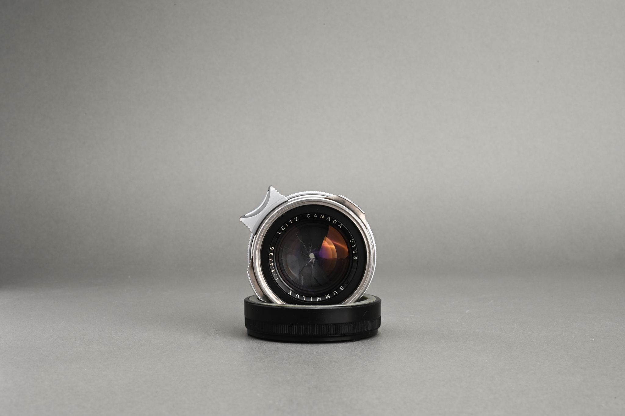 Picture of Leica Summilux-M 35mm f/1.4 Ver.1 Steel Rim M2 Silver Chrome