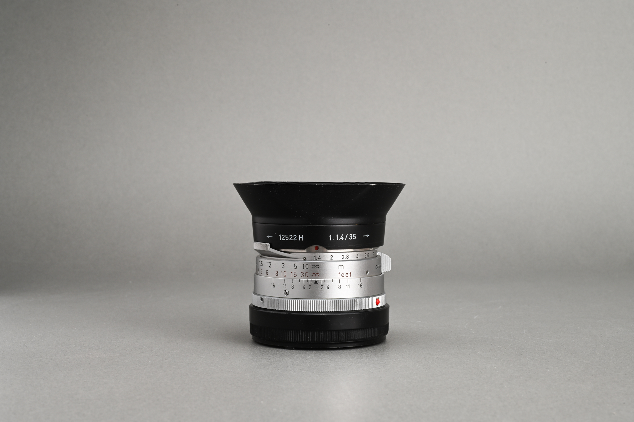 Picture of Leica Summilux-M 35mm f/1.4 Ver.1 Steel Rim M2 Silver Chrome