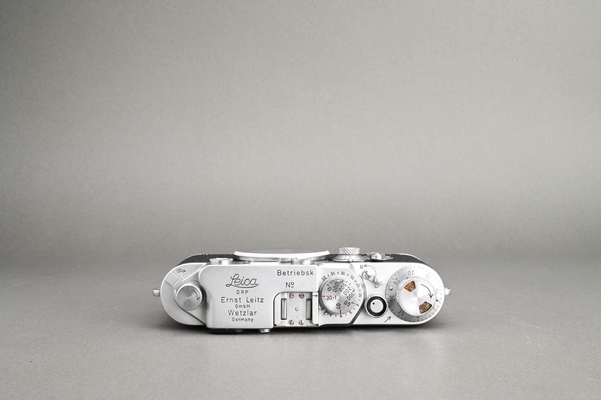 Picture of Leica IIIf Silver Chrome Special engraved "Betriebsk. 156"