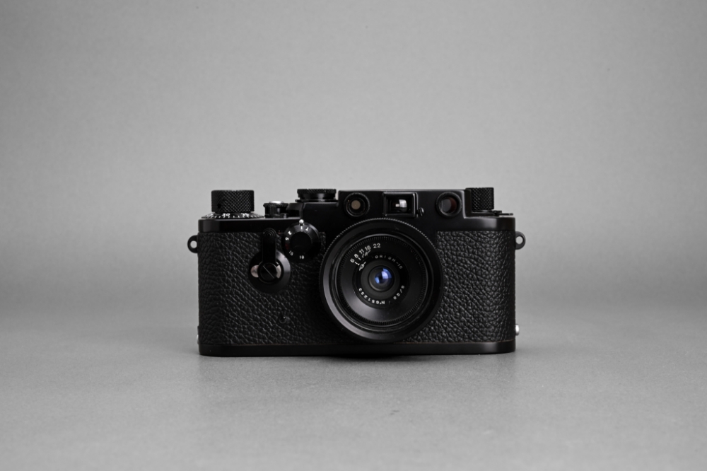 Picture of Leica IIIf Black Repaint with Orion-15 28mm f/6