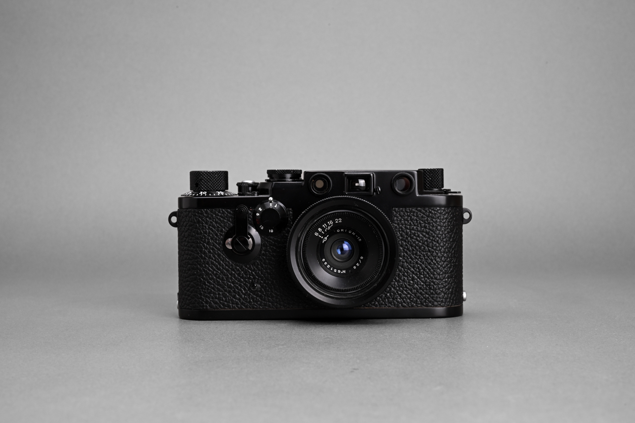 Picture of Leica IIIf Black Repaint with Orion-15 28mm f/6