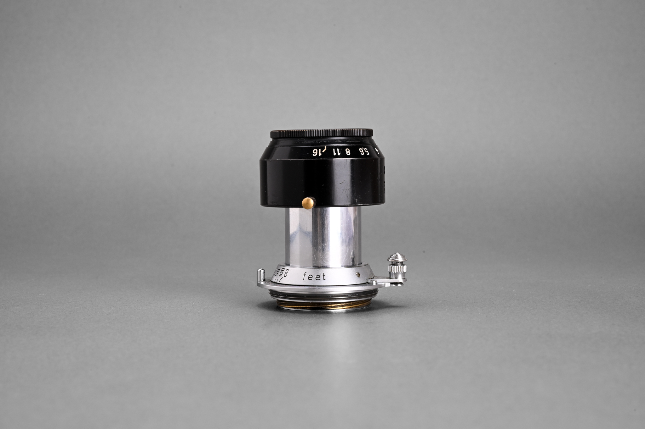 Picture of Leica Elmar 5cm f/3.5 Red Scale with VALOO Hood