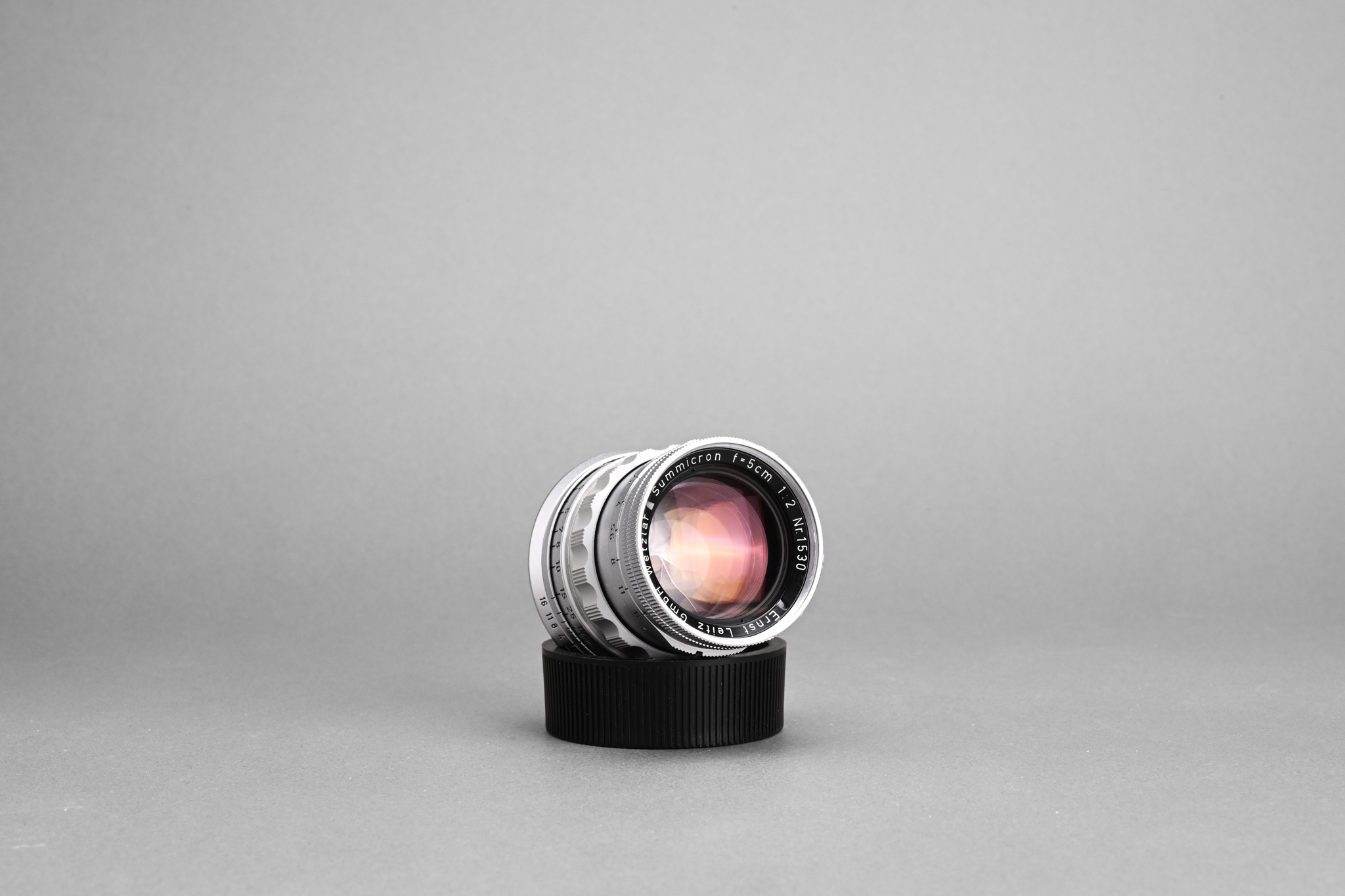 Picture of Leica Summicron-M 50mm f/2 Rigid Ver.1 Silver Chrome